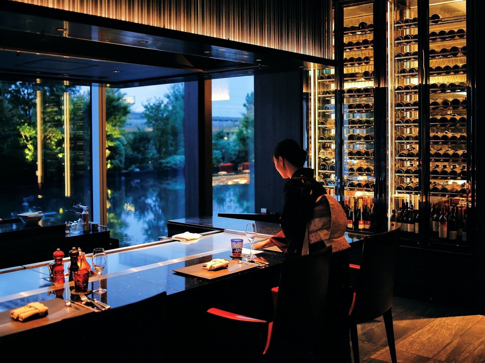 The Kahala Hotel & Resort Yokohama, at the table