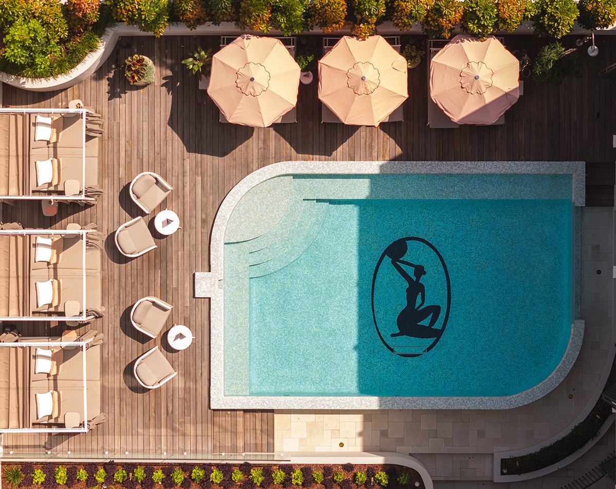 Basq House, the pool