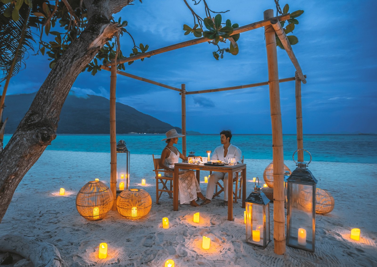 Irene Pool Villa Resort Koh Lipe, at the table
