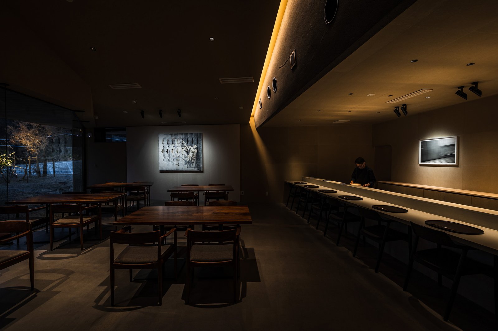 Naoshima Ryokan Roka, at the table