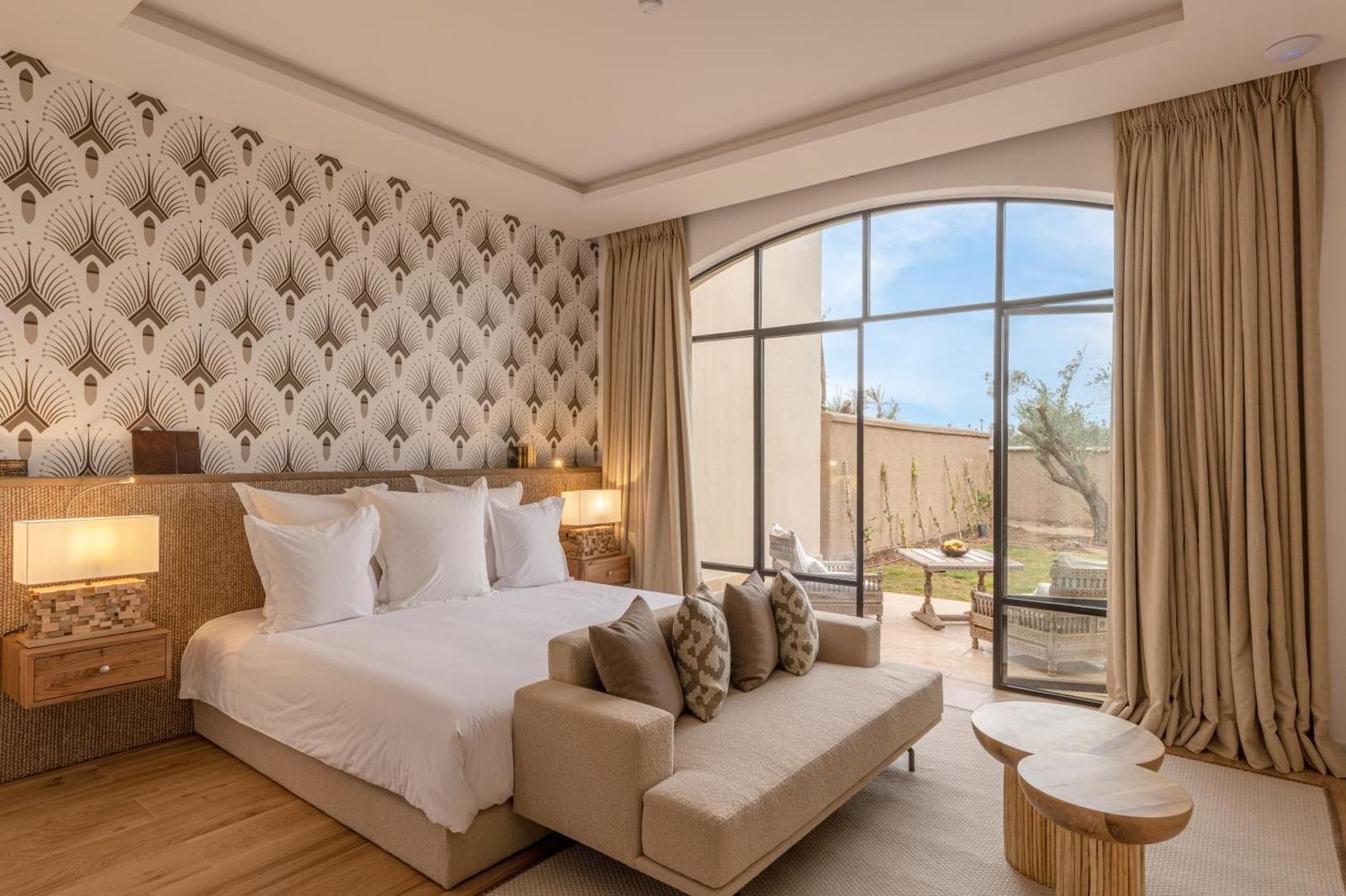 Ksar Char-Bagh, rooms