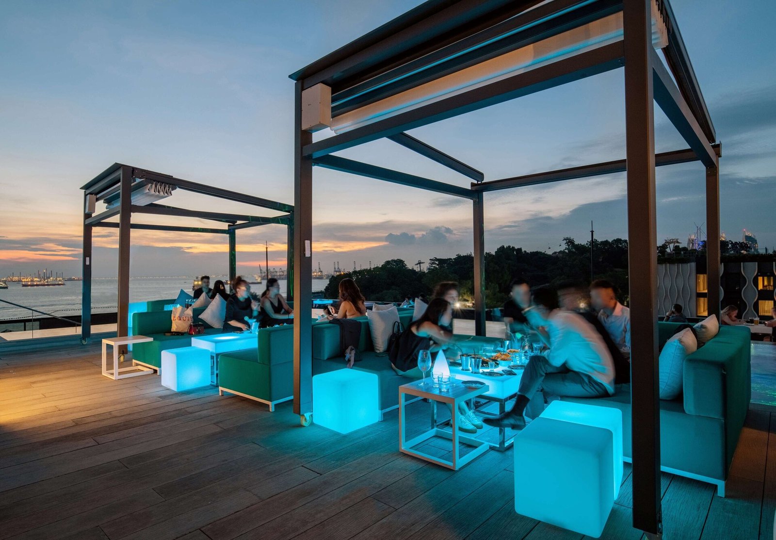 The Outpost Hotel Sentosa, at the table