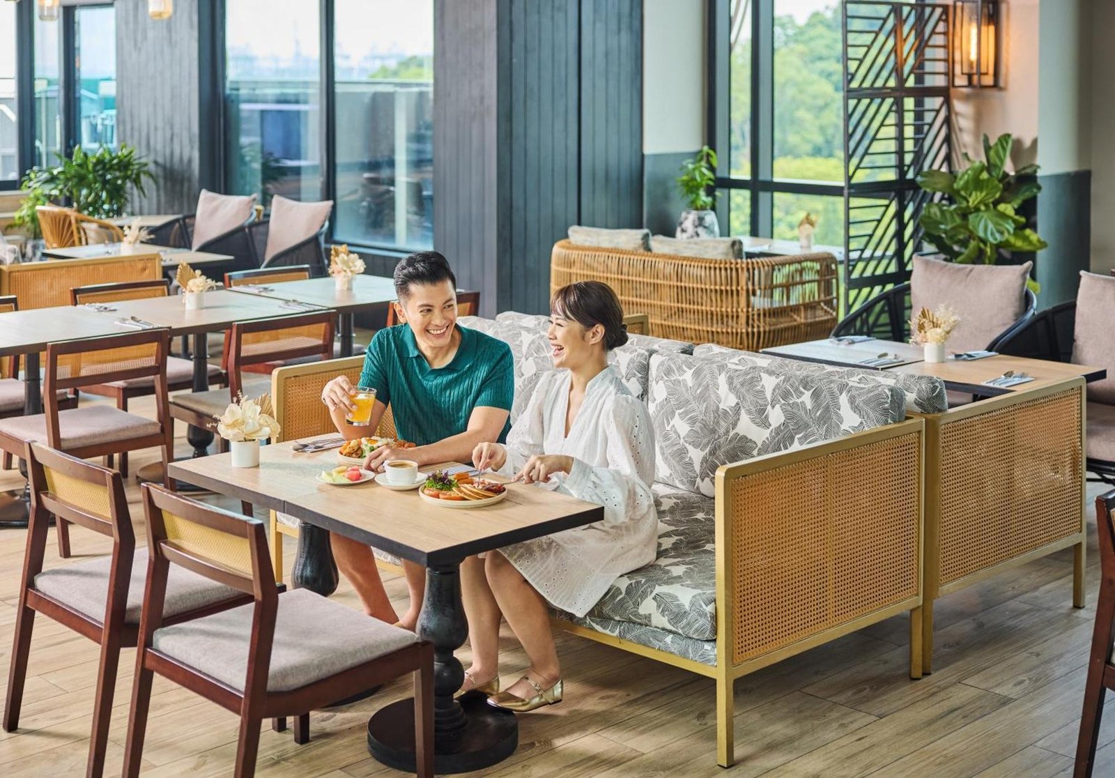 The Outpost Hotel Sentosa, at the table