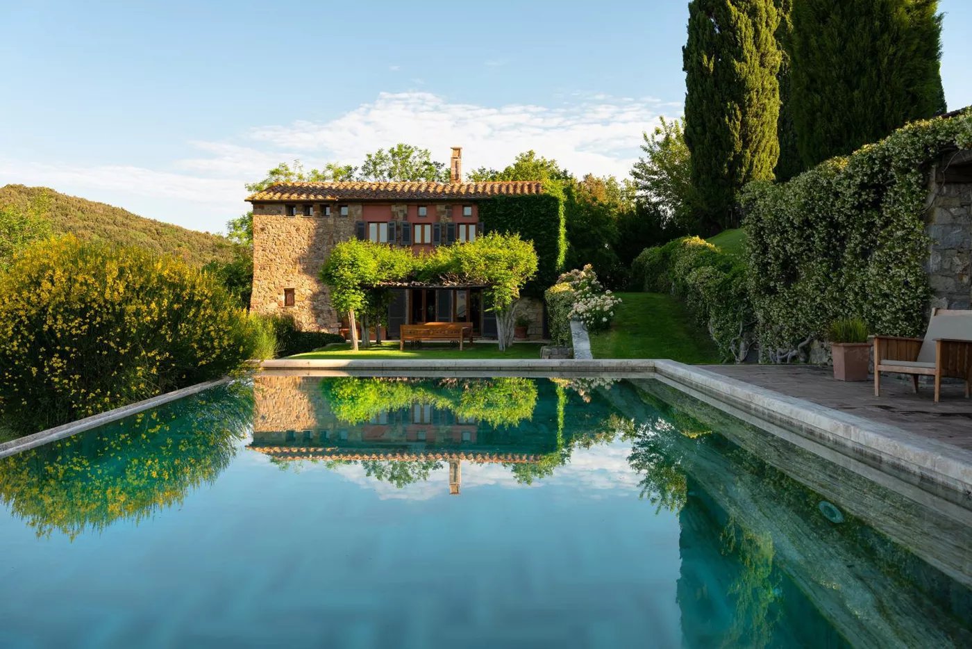 Castello di Vicarello, the pool
