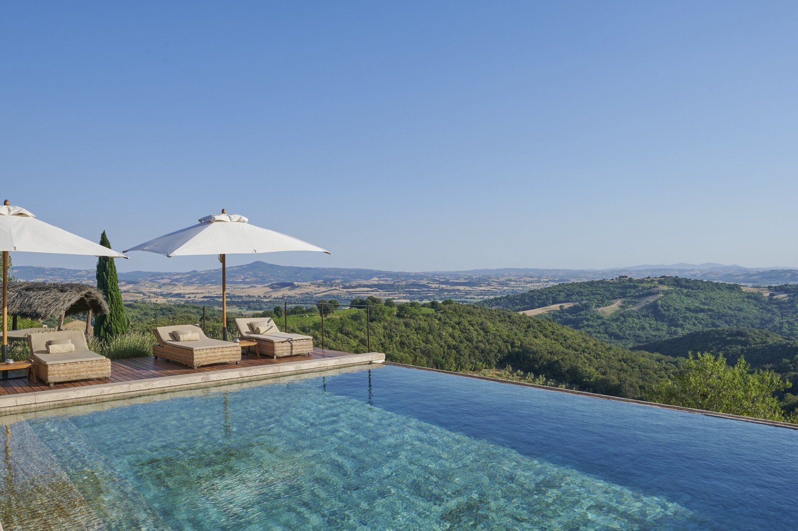 Castello di Vicarello, the pool