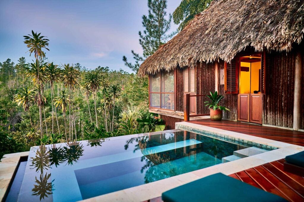 Blancaneaux Lodge, rooms