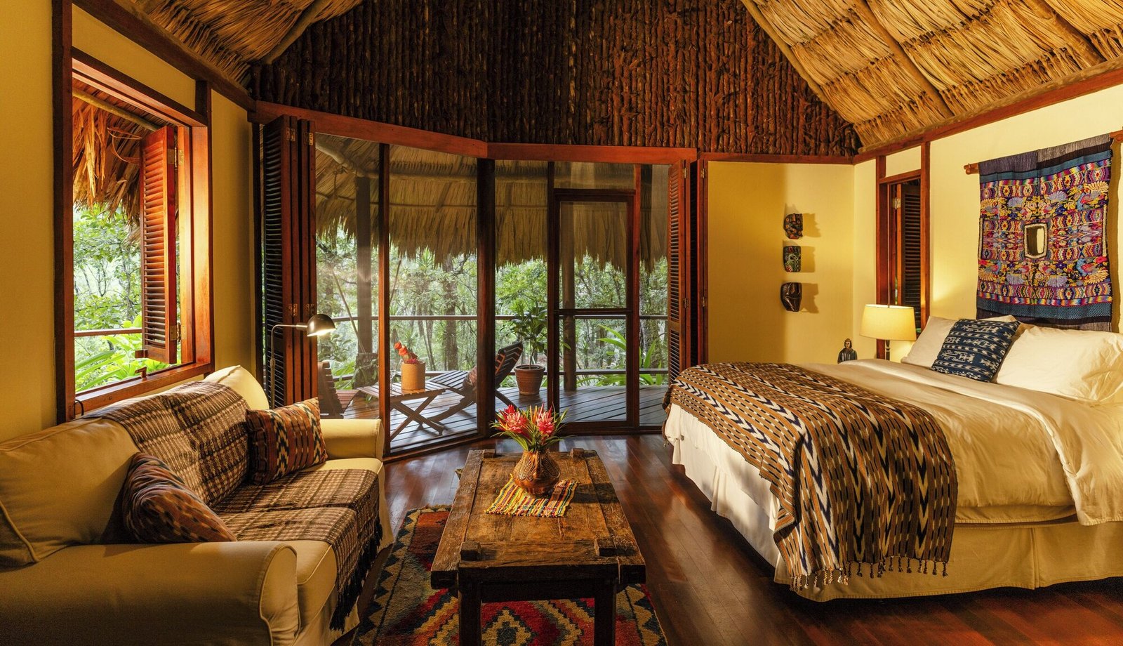 Blancaneaux Lodge, rooms