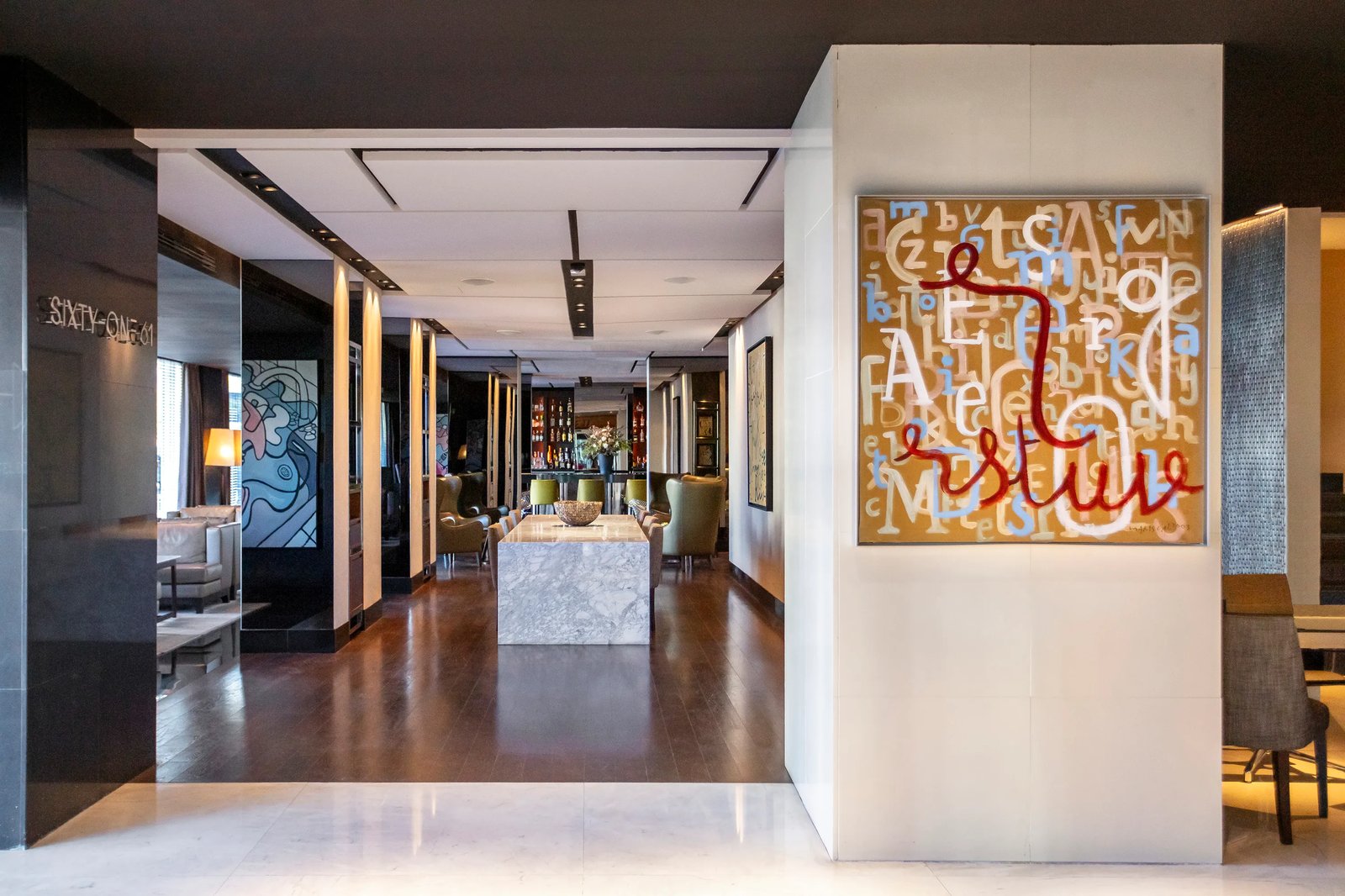 The Artist Grand Hotel of Art, at the table