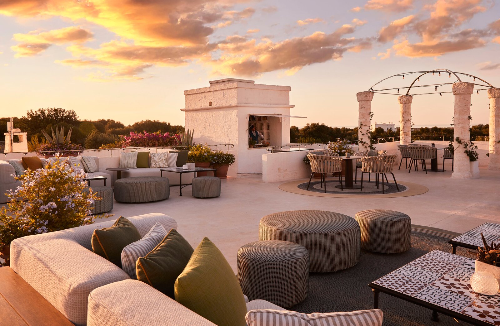 Masseria Torre Maizza, at the table