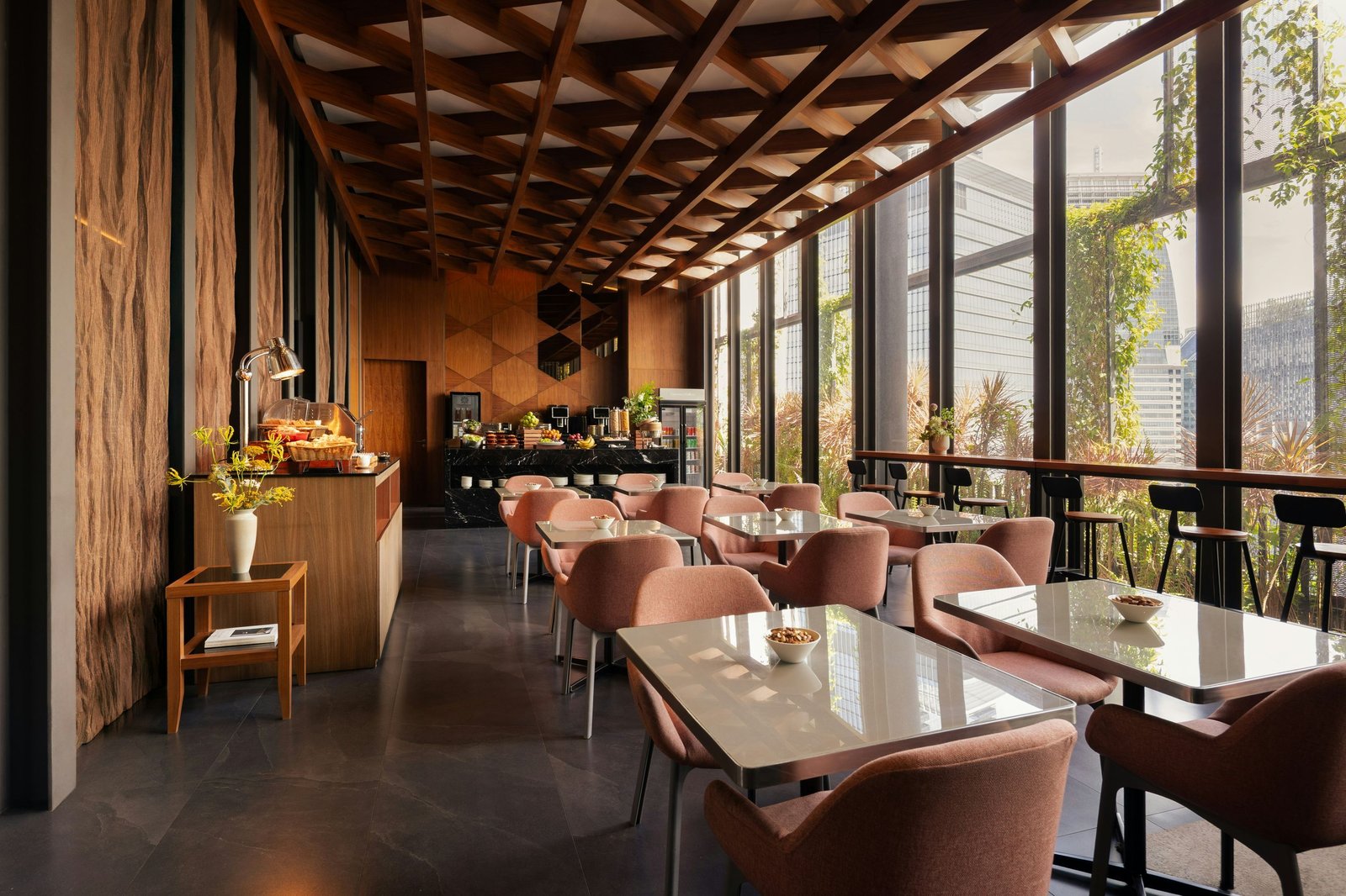 Oasia Hotel Downtown, at the table