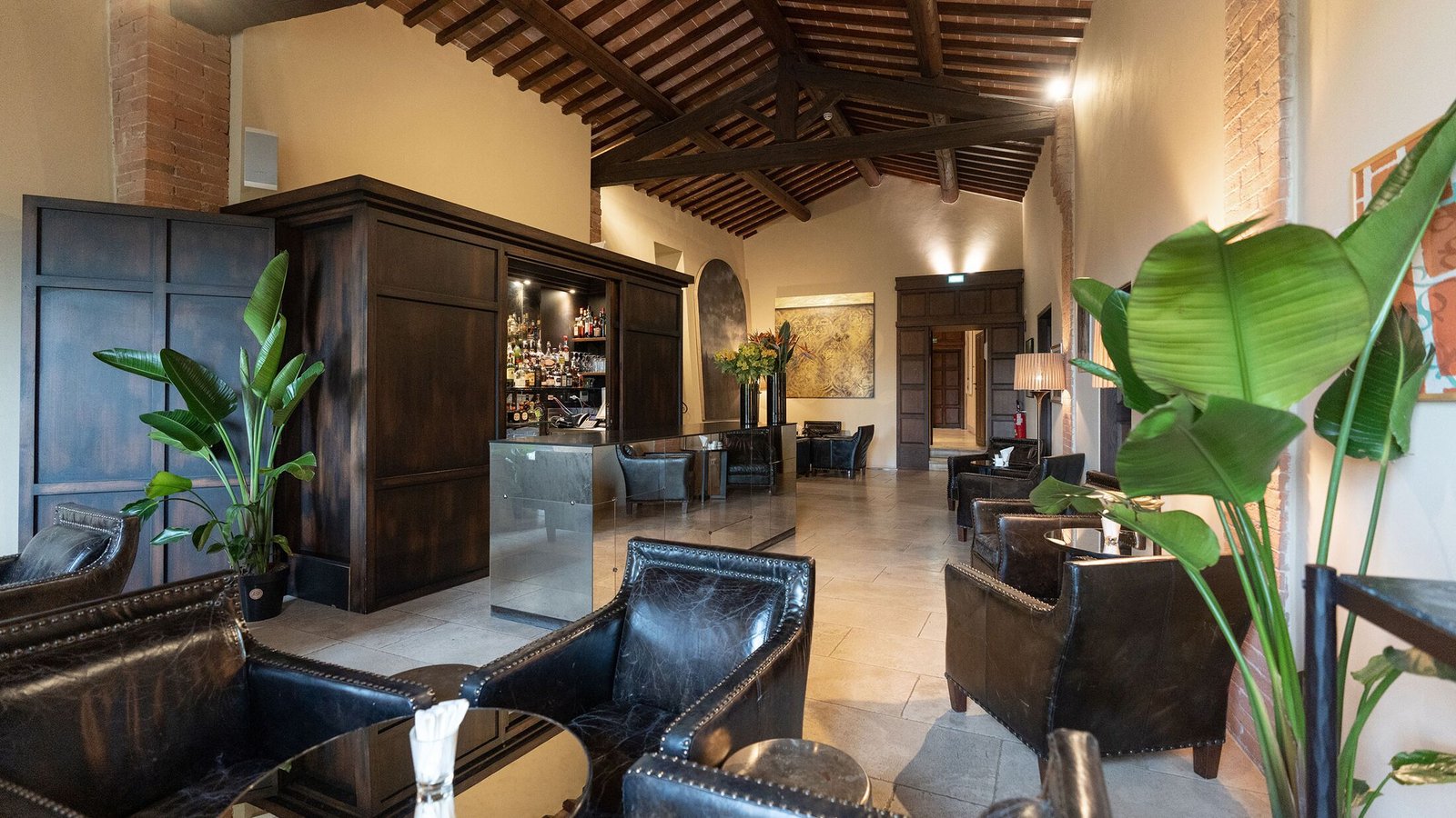 Castel Monastero, at the table