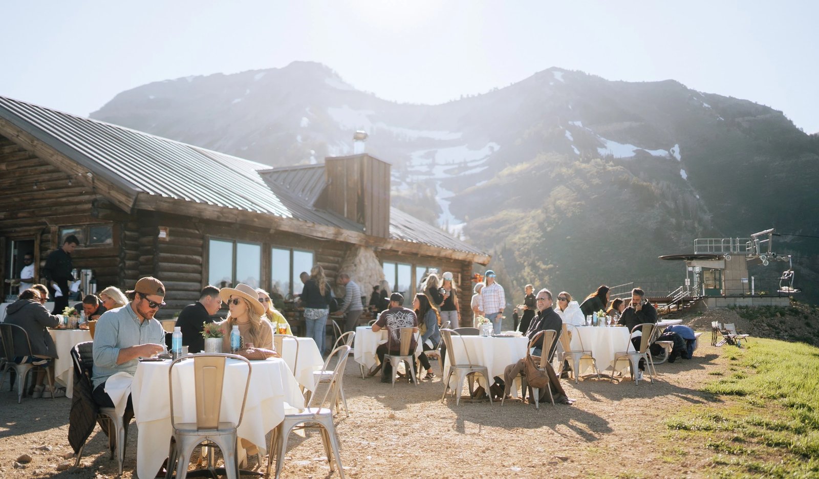 Sundance Mountain Resort, at the table