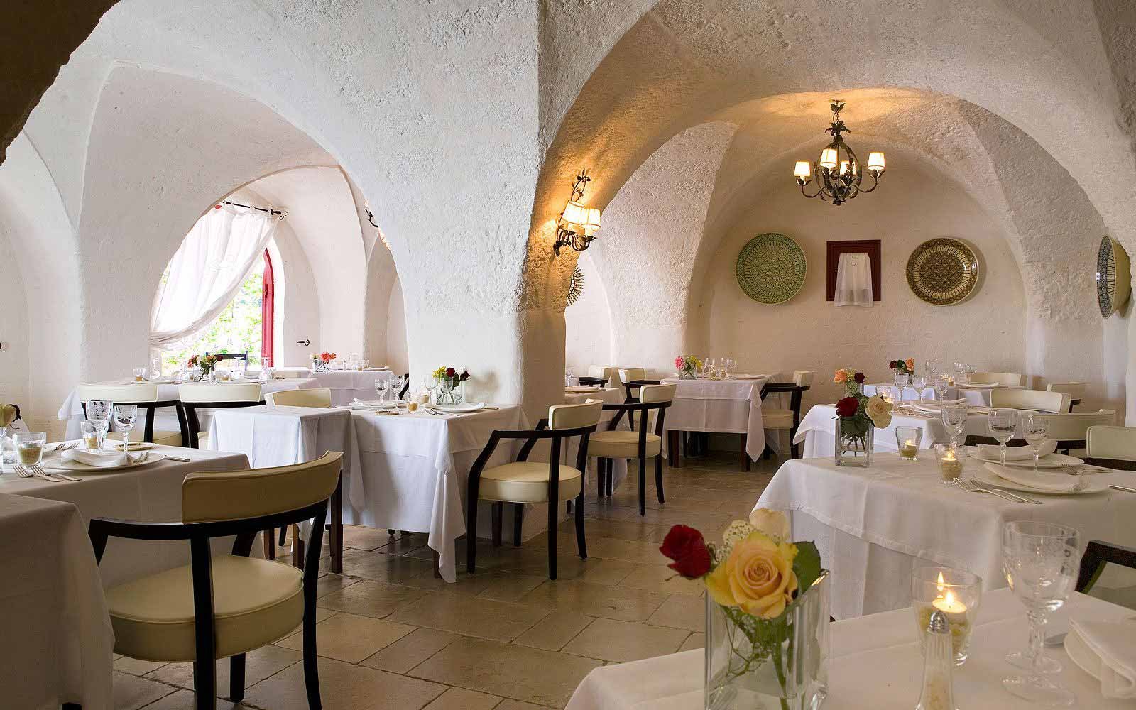 Masseria Torre Coccaro, at the table
