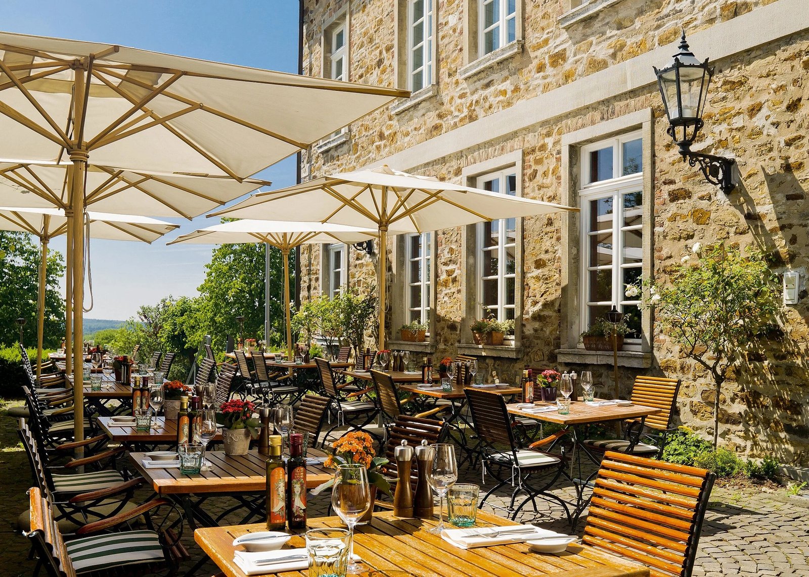 Althoff Grandhotel Schloss Bensberg, at the table