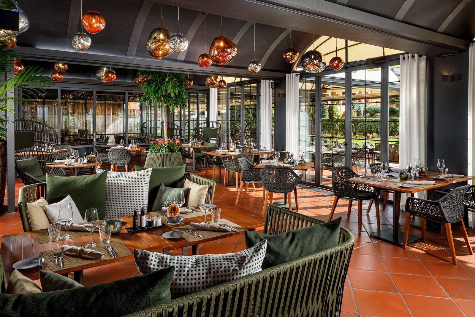 Giardino Ascona, at the table
