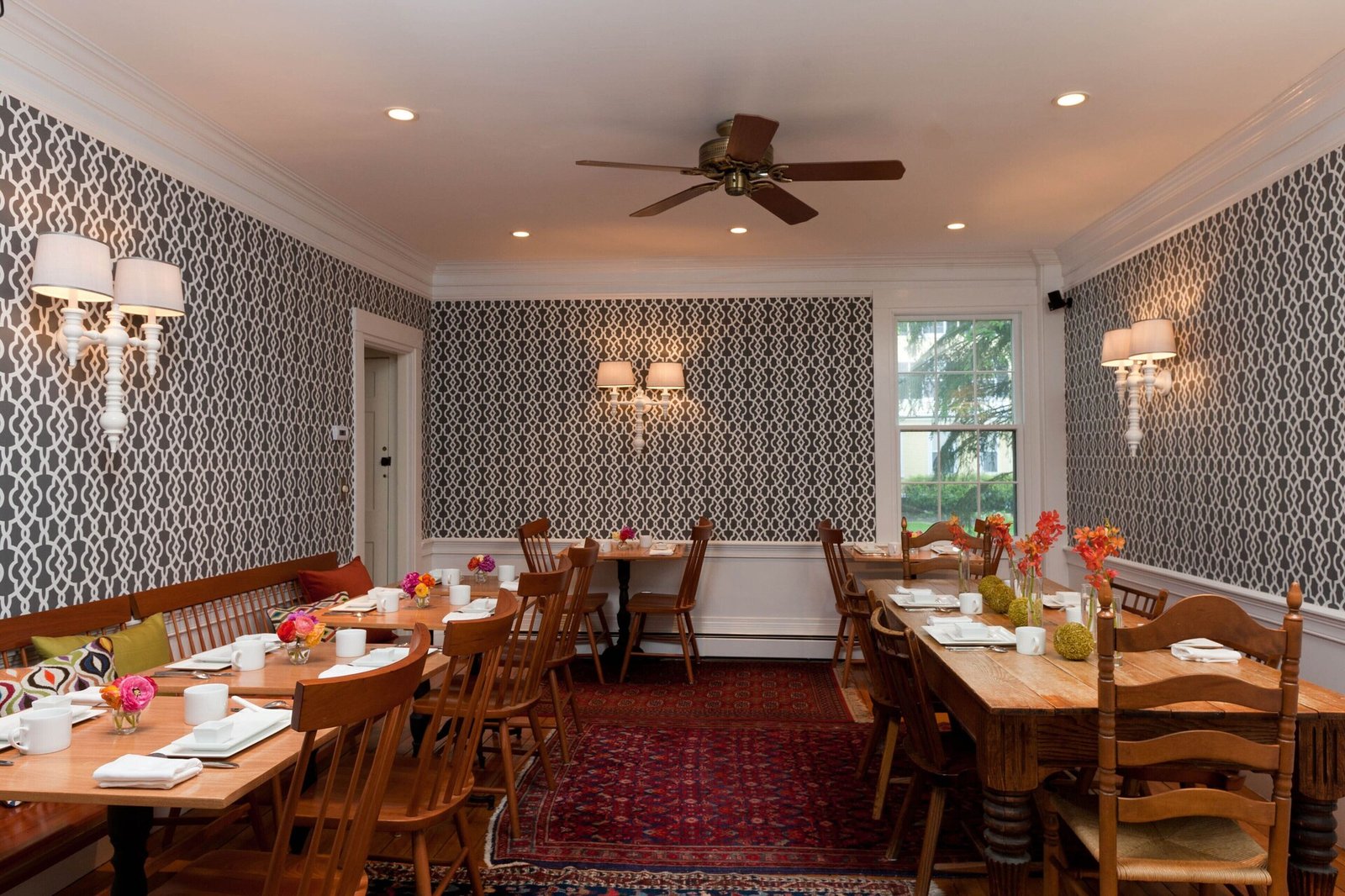 Kennebunkport Captains Collection, at the table