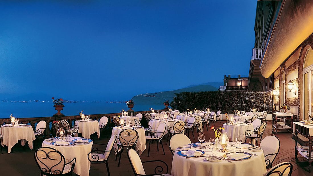 Grand Hotel Excelsior Vittoria, terrazza bosquet