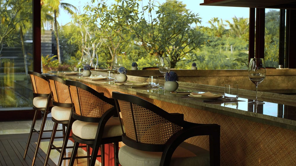 Regent Bali Canggu, at the table