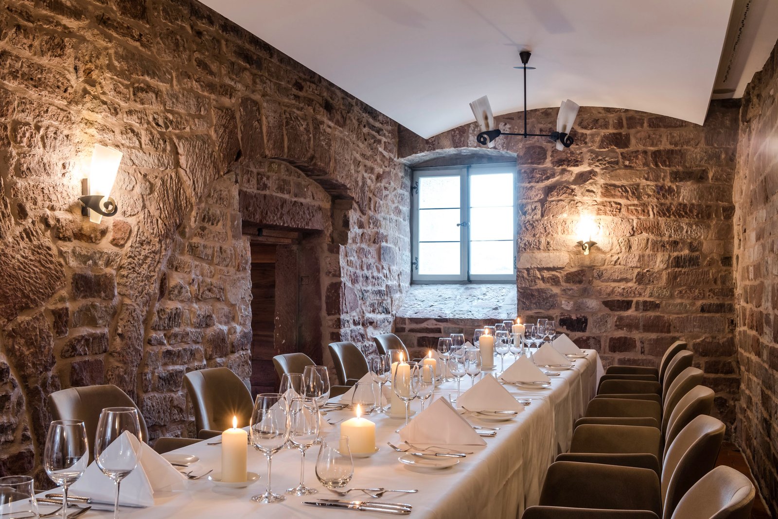 Kloster Hornbach Hotel / Beer Garden, at the table