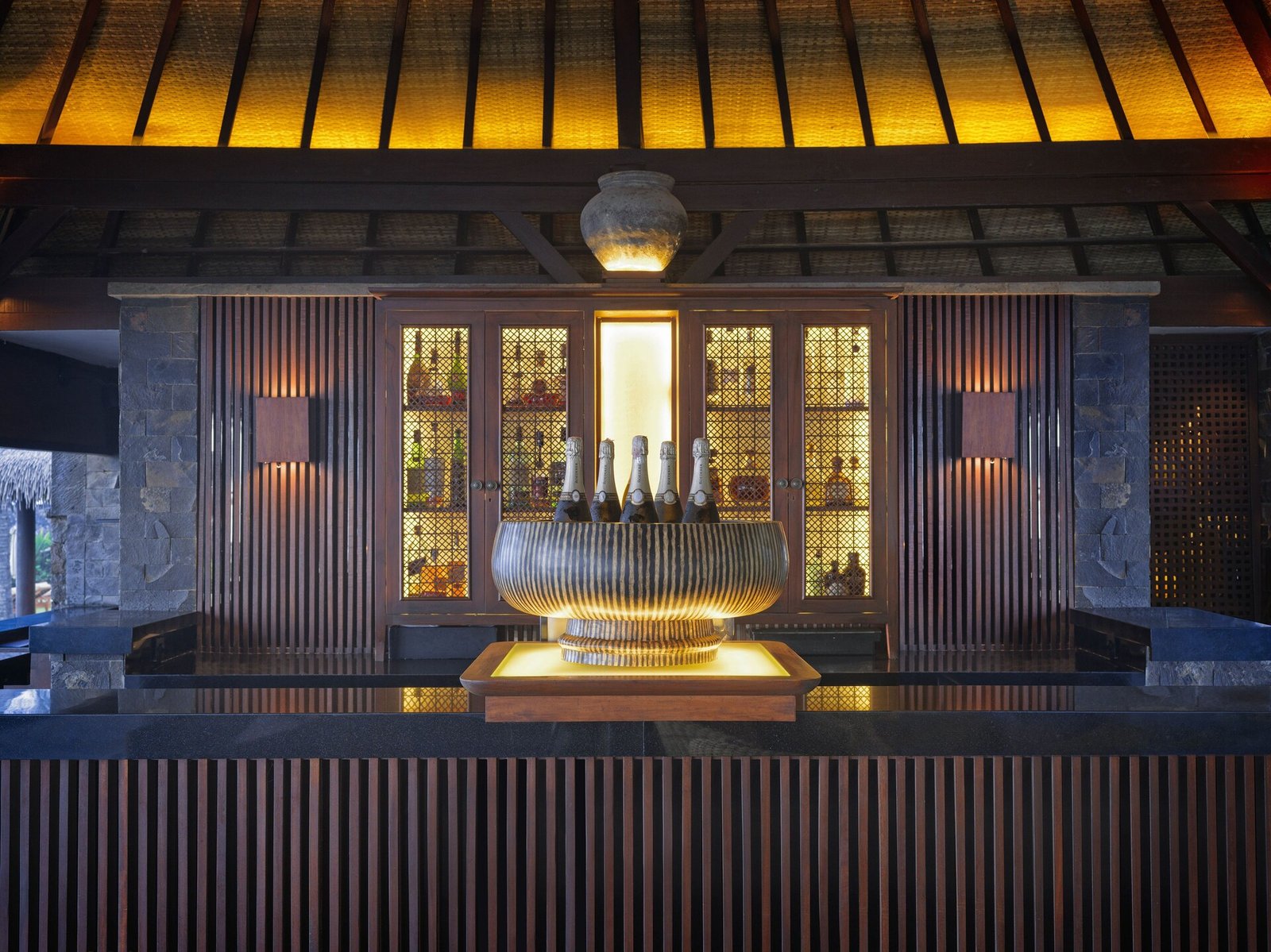 The Legian Seminyak, at the table
