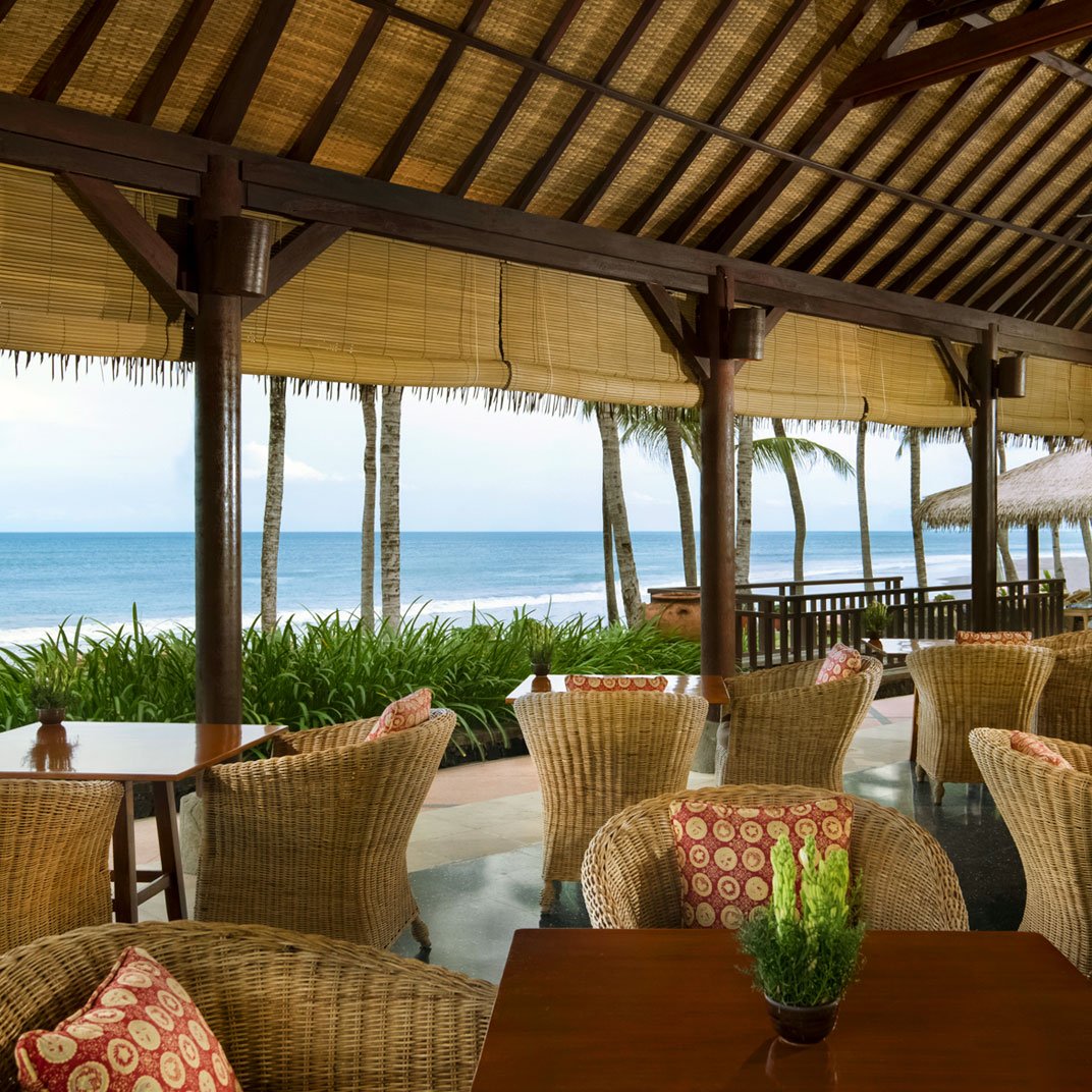 The Legian Seminyak, at the table