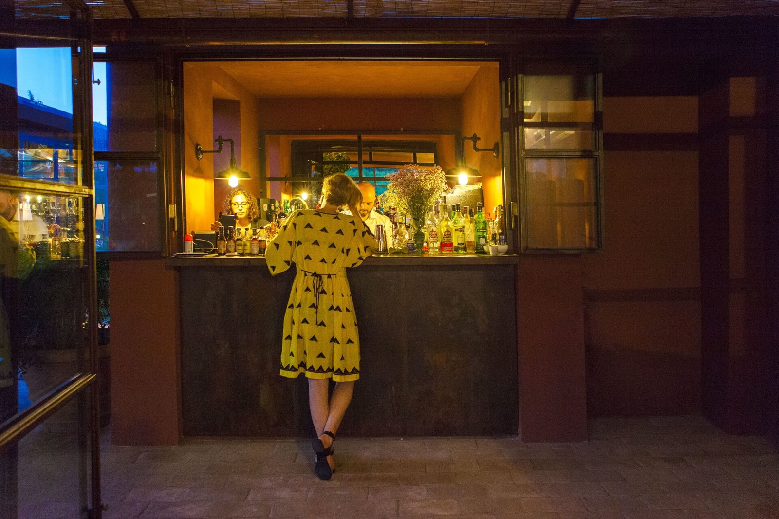 Locanda Rossa, at the table