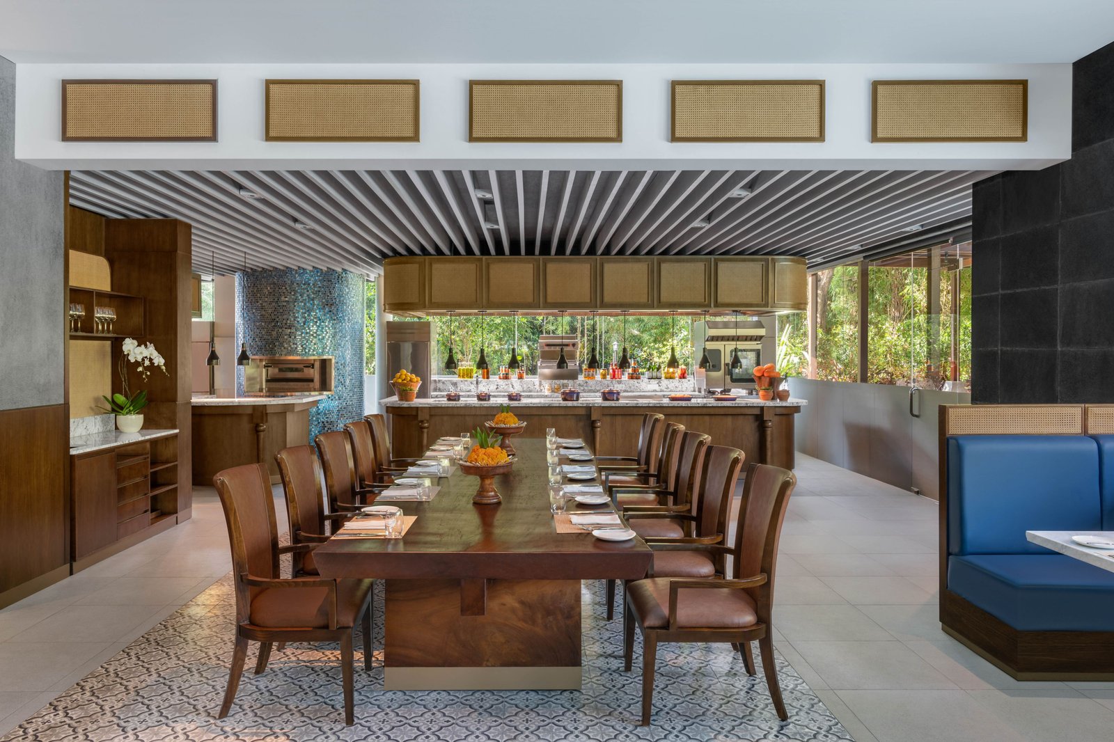 The Laguna Bali, at the table