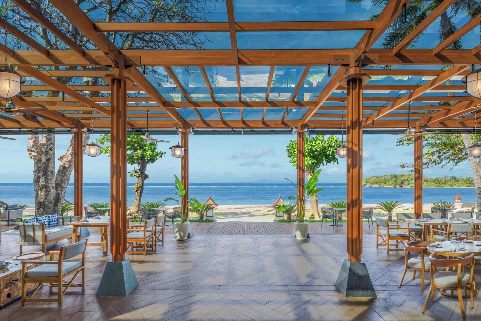 The Laguna Bali, at the table