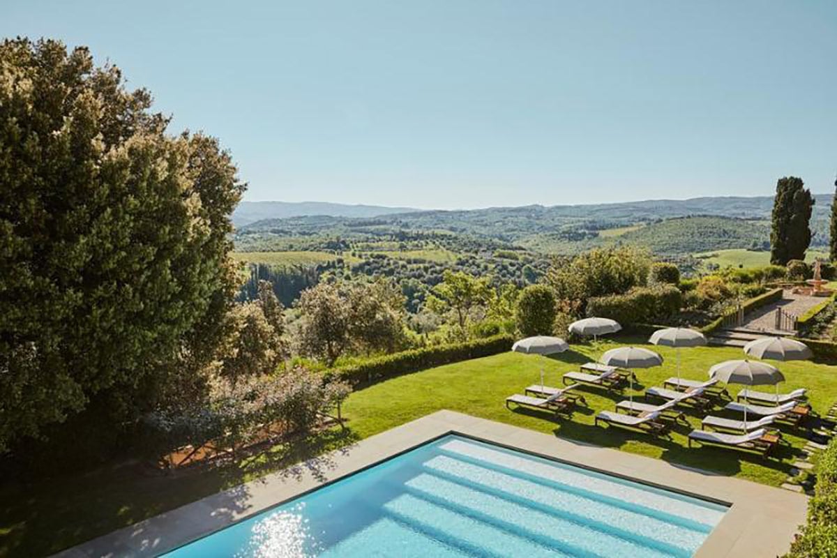 COMO Castello Del Nero, the pool