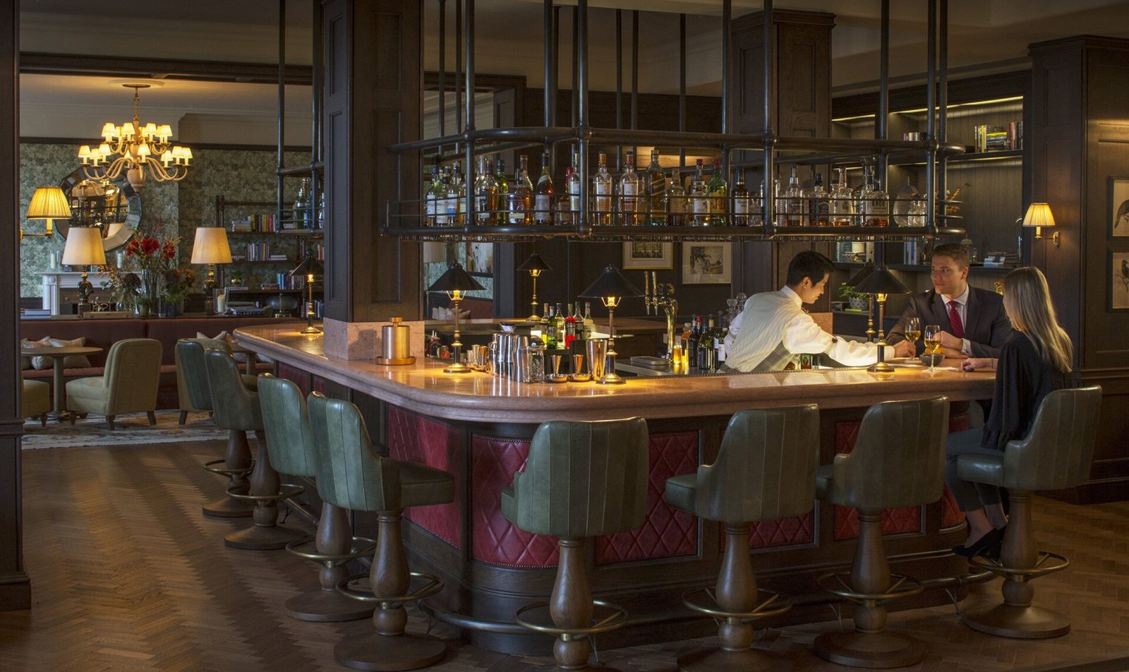 Four Seasons Hotel Hampshire, at the table