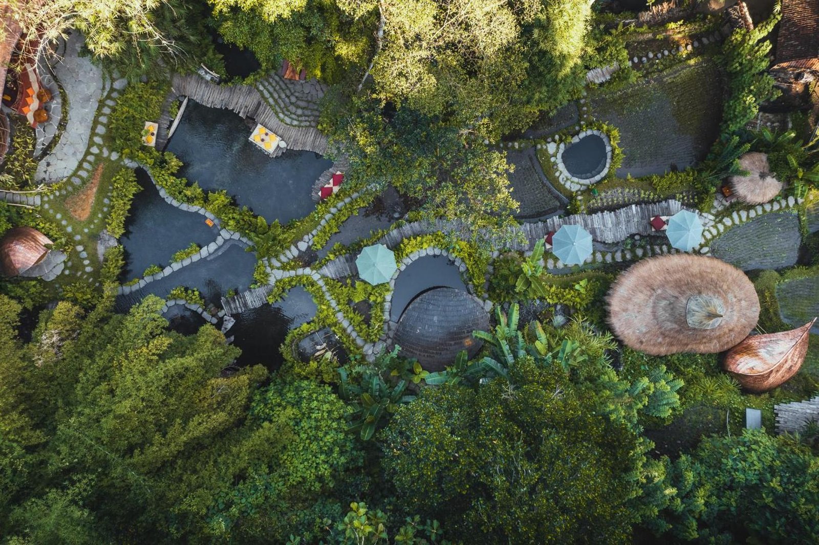 Bambu Indah, the pool