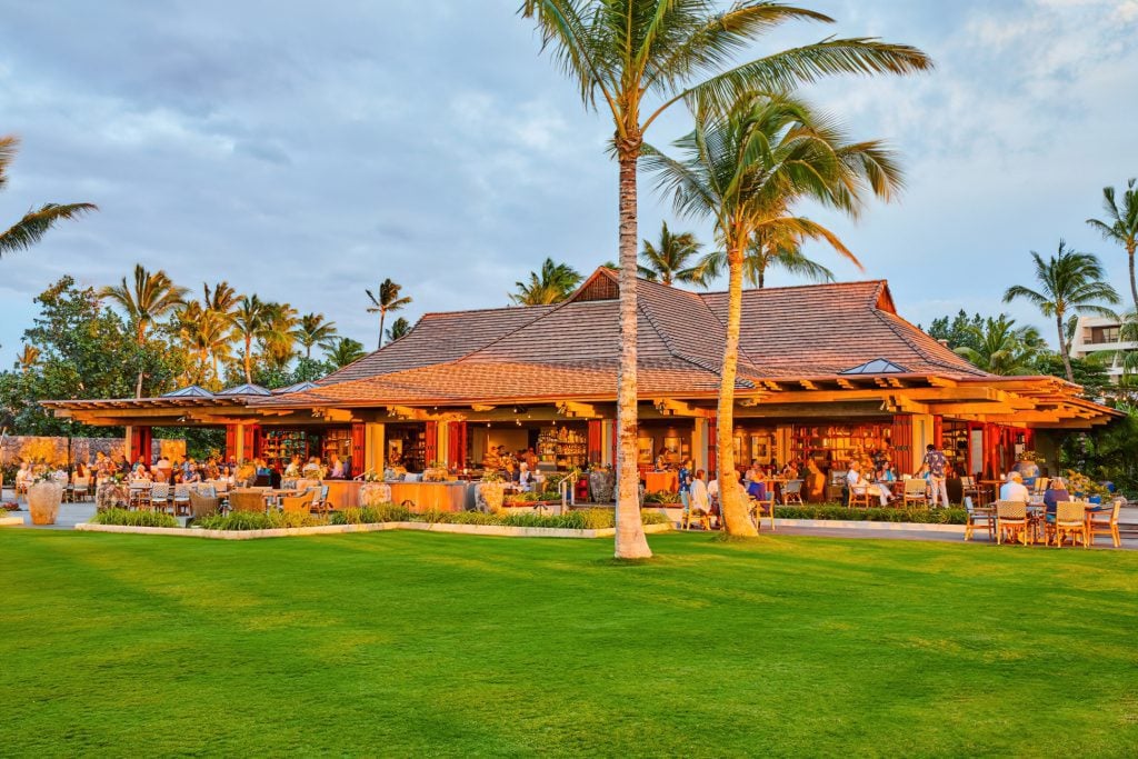 Mauna Lani, at the table