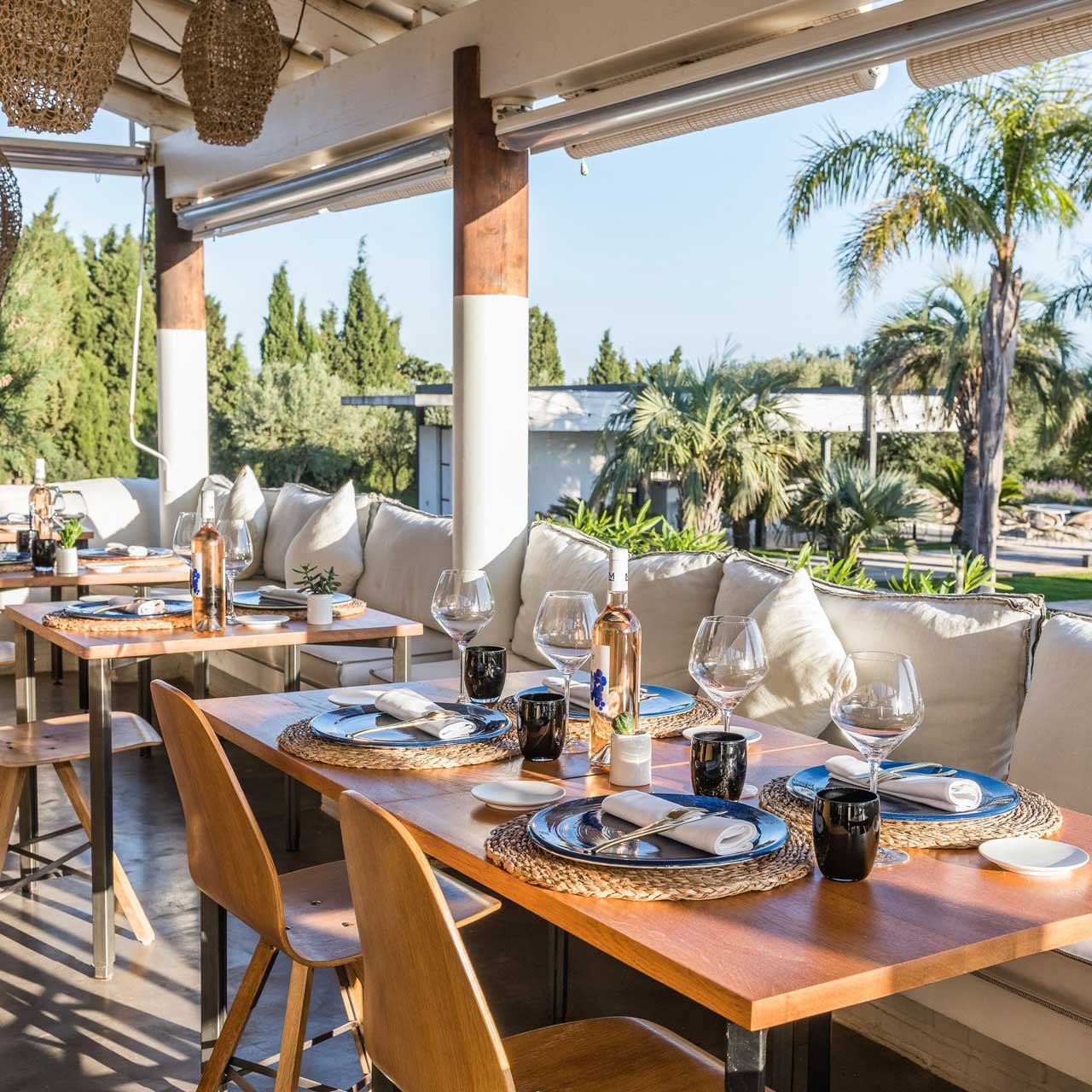 Mas Lazuli Hotel, restaurant del mas