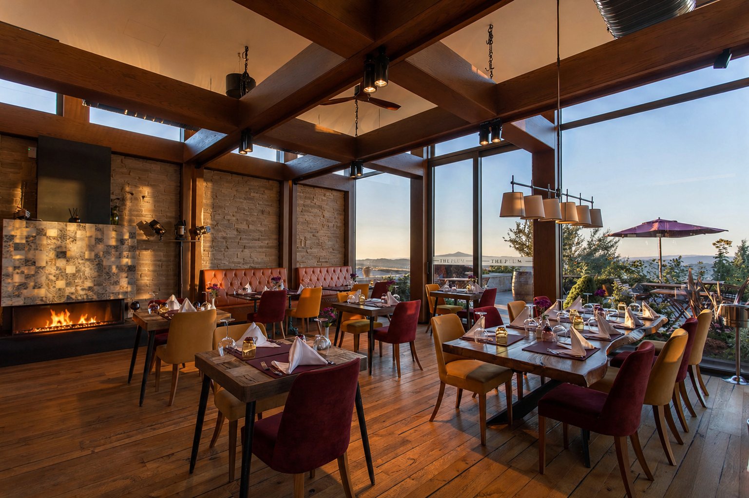 Ariana Sustainable Luxury Lodge, the plum restaurant