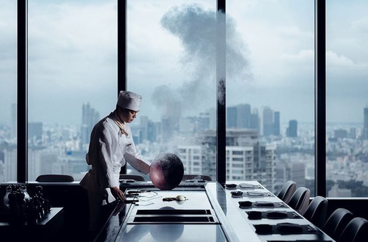 The Okura Tokyo, at the table