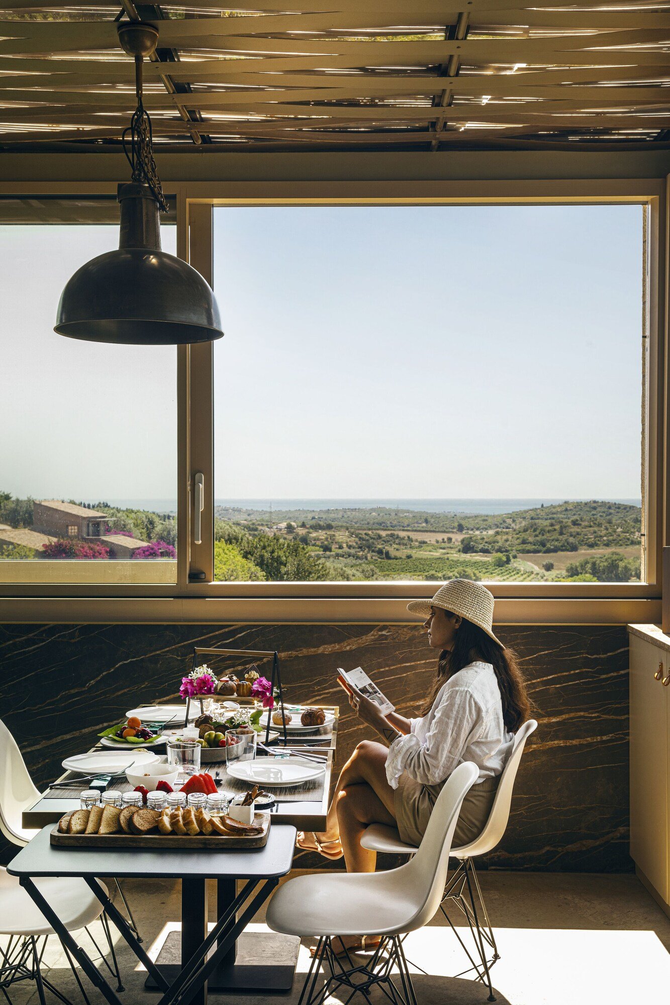 Country House Villadorata, at the table