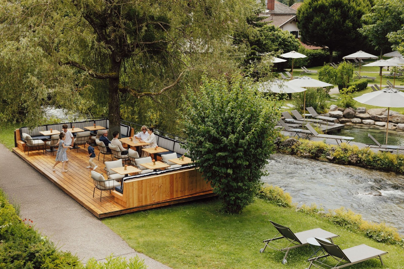 Spa & Resort Bachmair Weißach, at the table