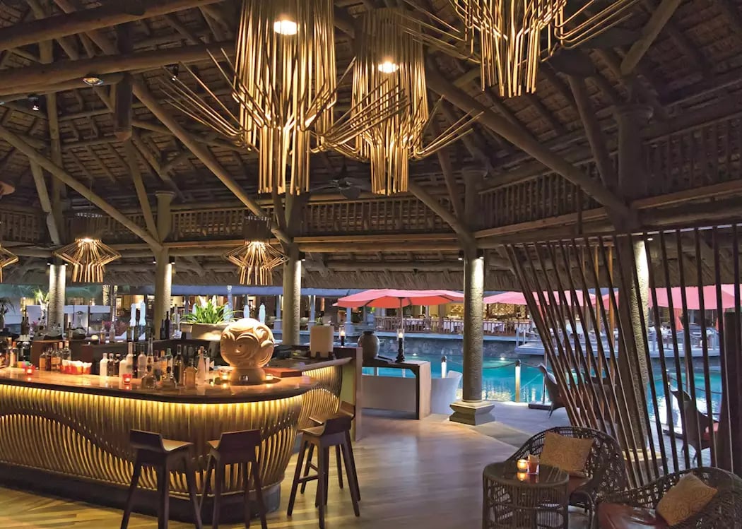 Constance Prince Maurice, Mauritius, at the table