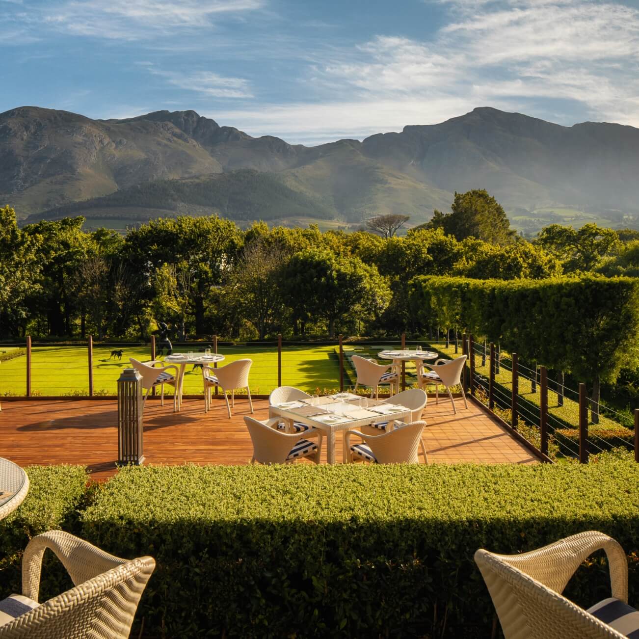 Leeu Estates, at the table