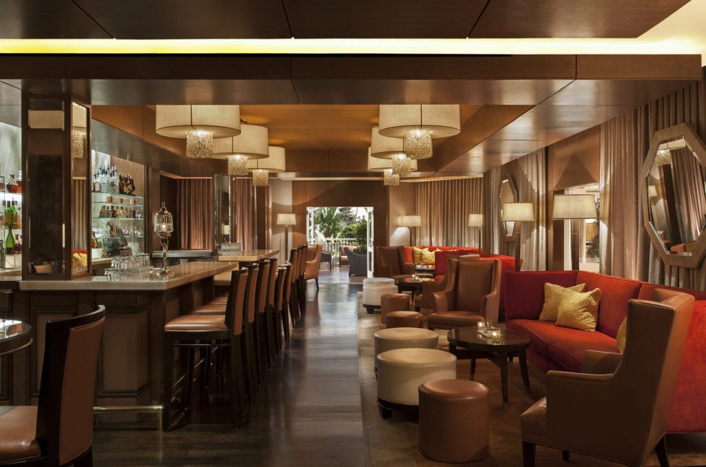 The Beverly Hills Hotel, at the table