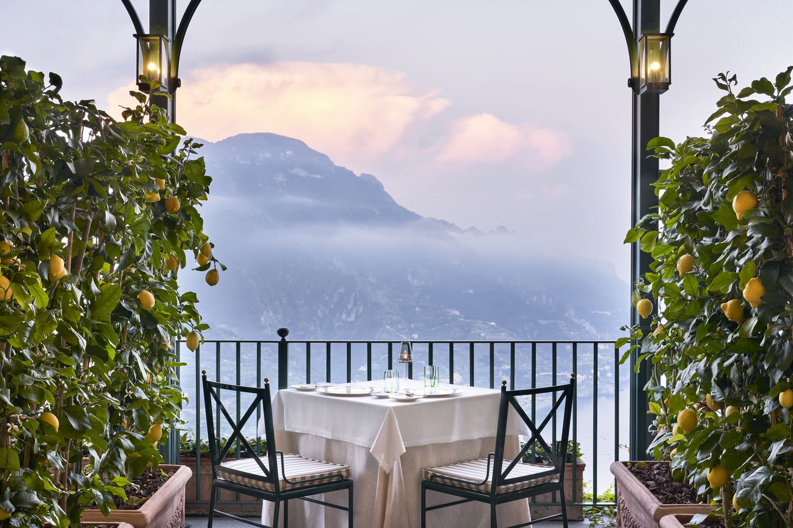 Palazzo Avino, at the table