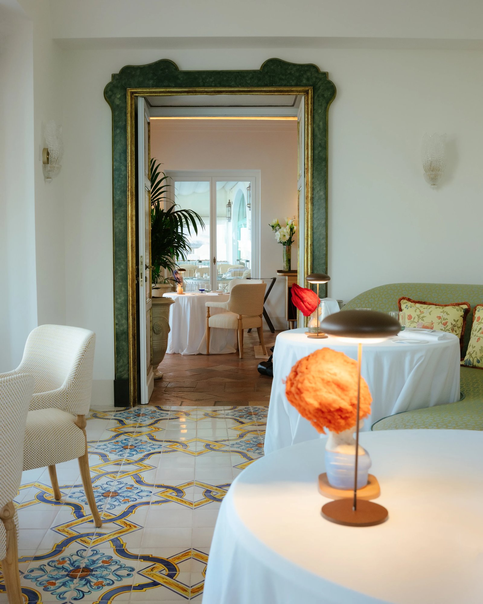 Caruso, A Belmond Hotel, Amalfi Coast, at the table