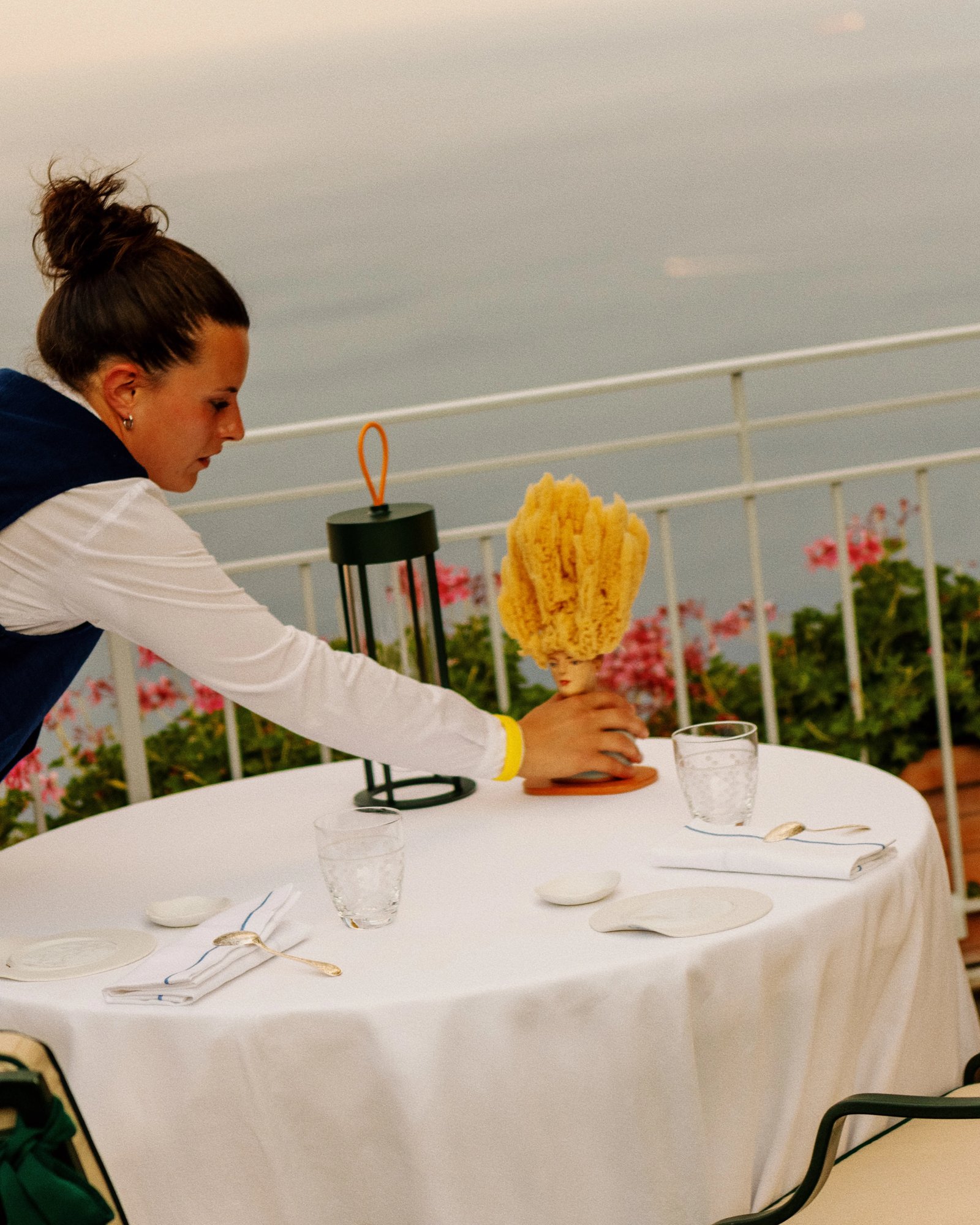 Caruso, A Belmond Hotel, Amalfi Coast, at the table