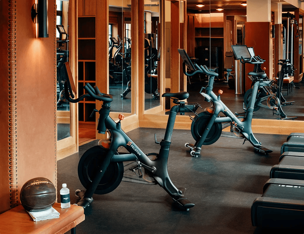 Shinola Hotel, the gym