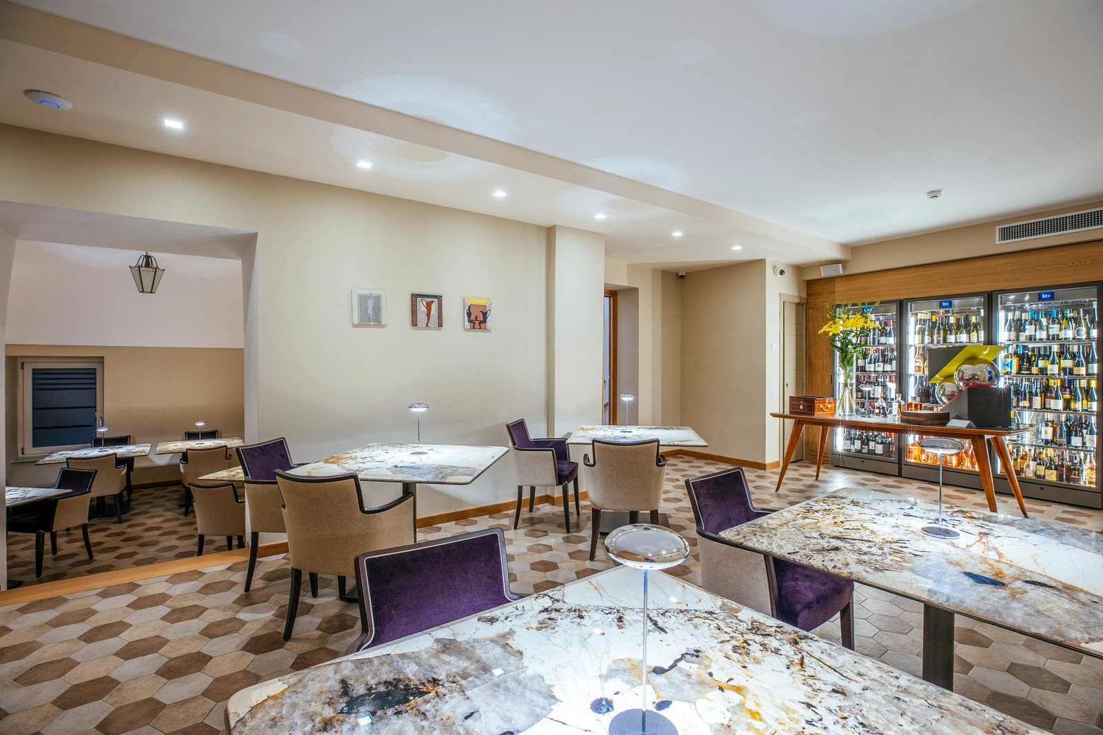 Art Hotel Villa Fiorella, at the table