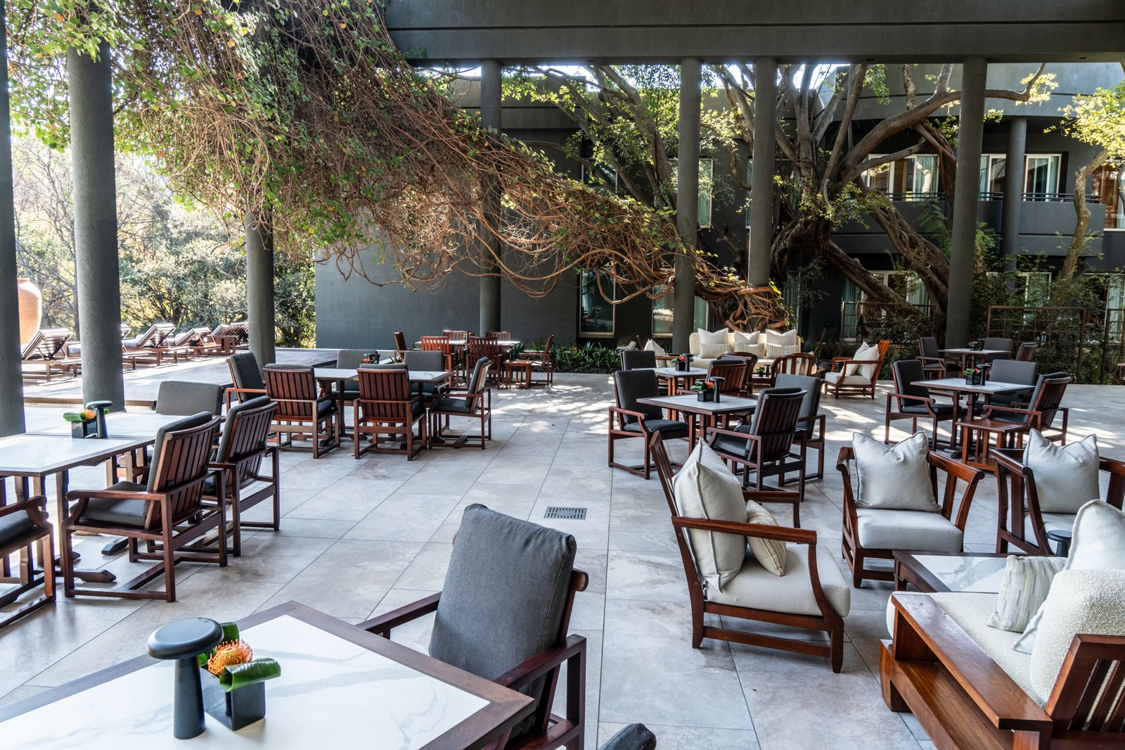 Saxon Hotel, Villas & Spa, eat & drink