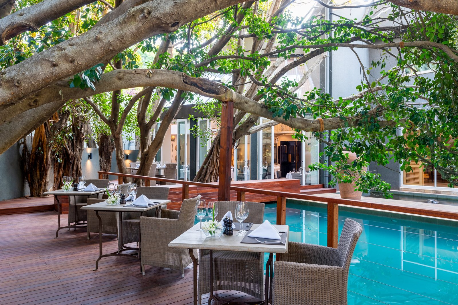 Saxon Hotel, Villas & Spa, eat & drink