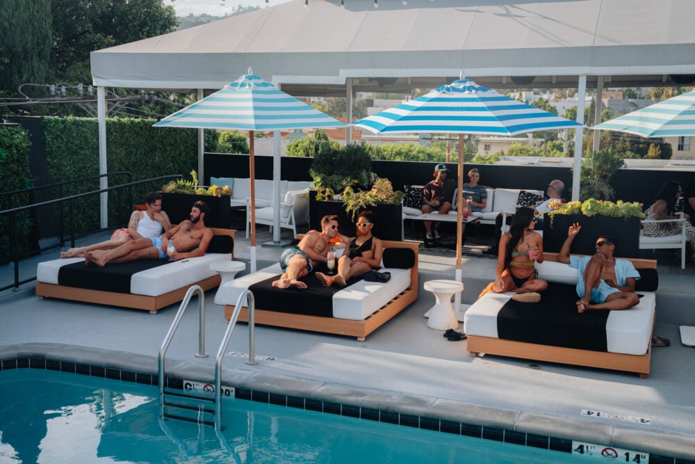 Le Parc at Melrose, the pool