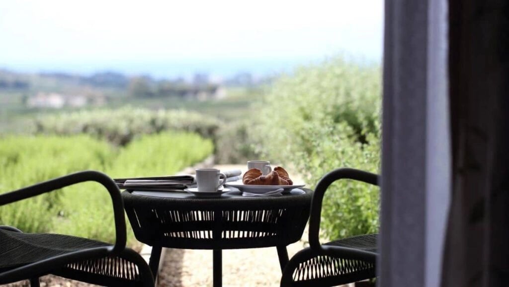 La Foresteria Planeta Estate, at the table
