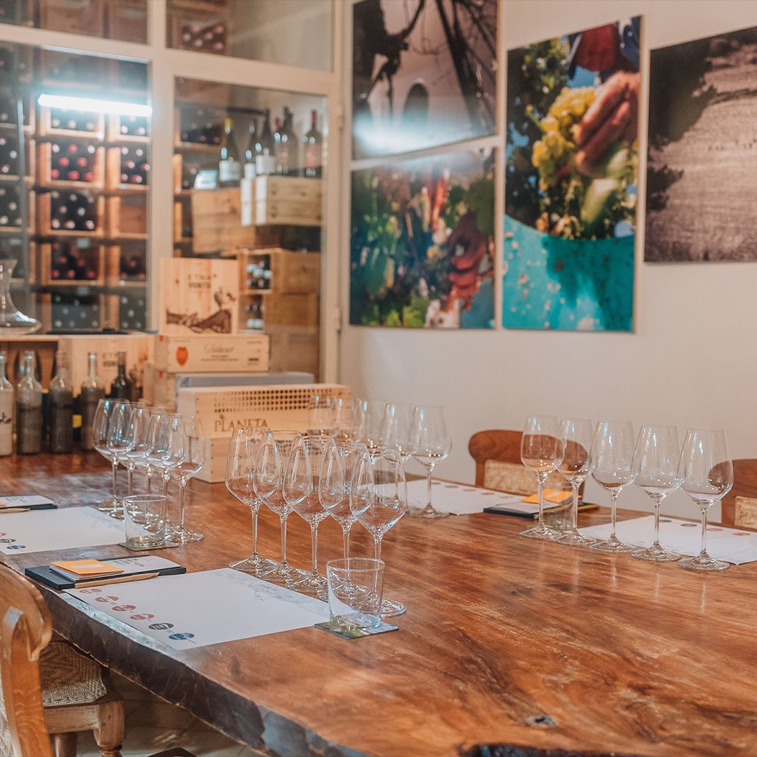 La Foresteria Planeta Estate, at the table